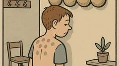 Dowcip: Chłopak nabija głową siniaki na plecach