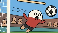 Dowcip: Piłka przeleciała dwa metry obok bramki